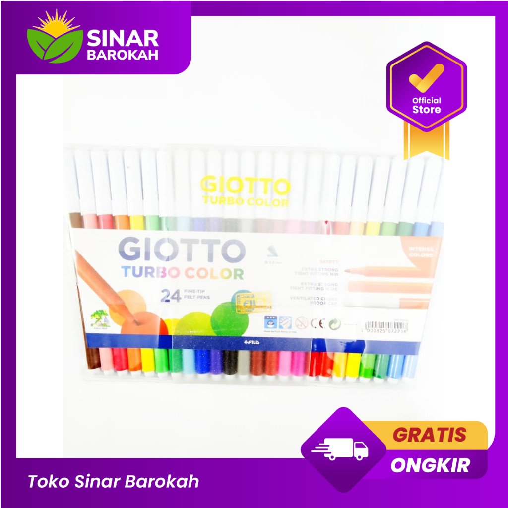 

SPIDOL WARNA / GIOTTO TURBO COLOR W/ WALLET 24 COLOR