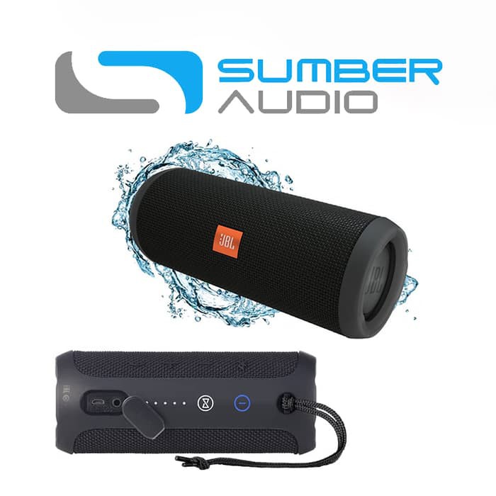 PROMO.. JBL Flip 3 Splashproof Portable Bluetooth Speaker   Hitam