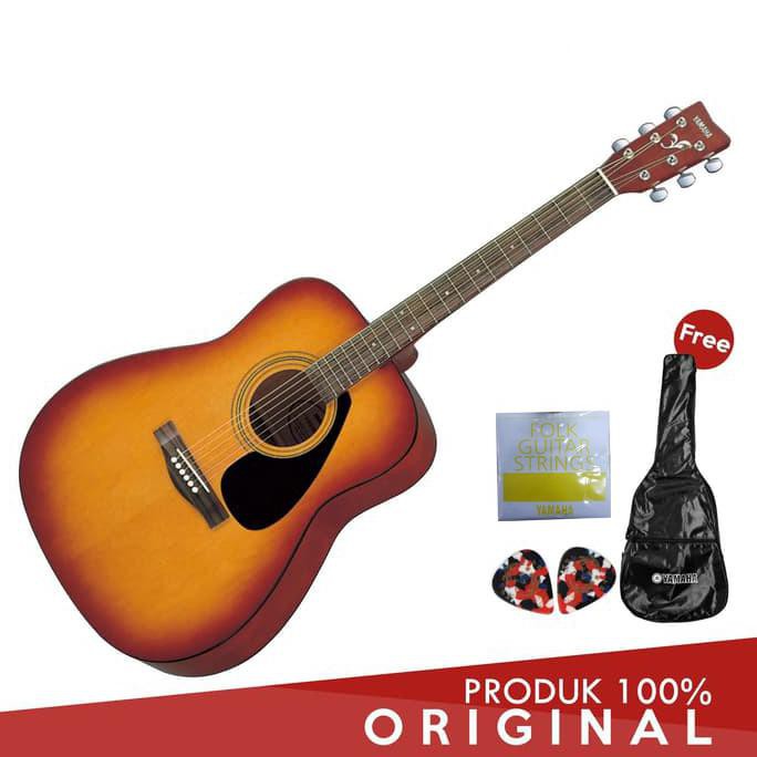 Yamaha Akustik Folk F-310/F310/F 310 Tbs + Softcase + 2 Pick & Senar