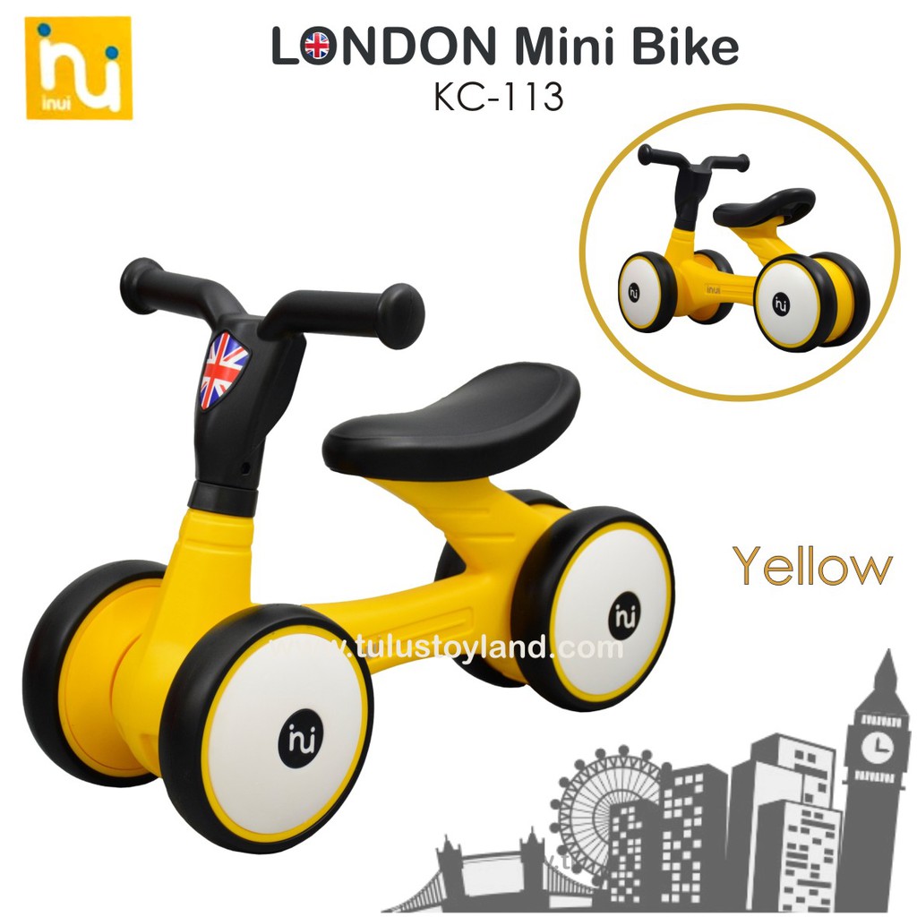 Sepeda Anak Inui LONDON Mini Bike kc113 Sepeda Balance Bike Tanpa Pedal murah trike roda 4 kc 113