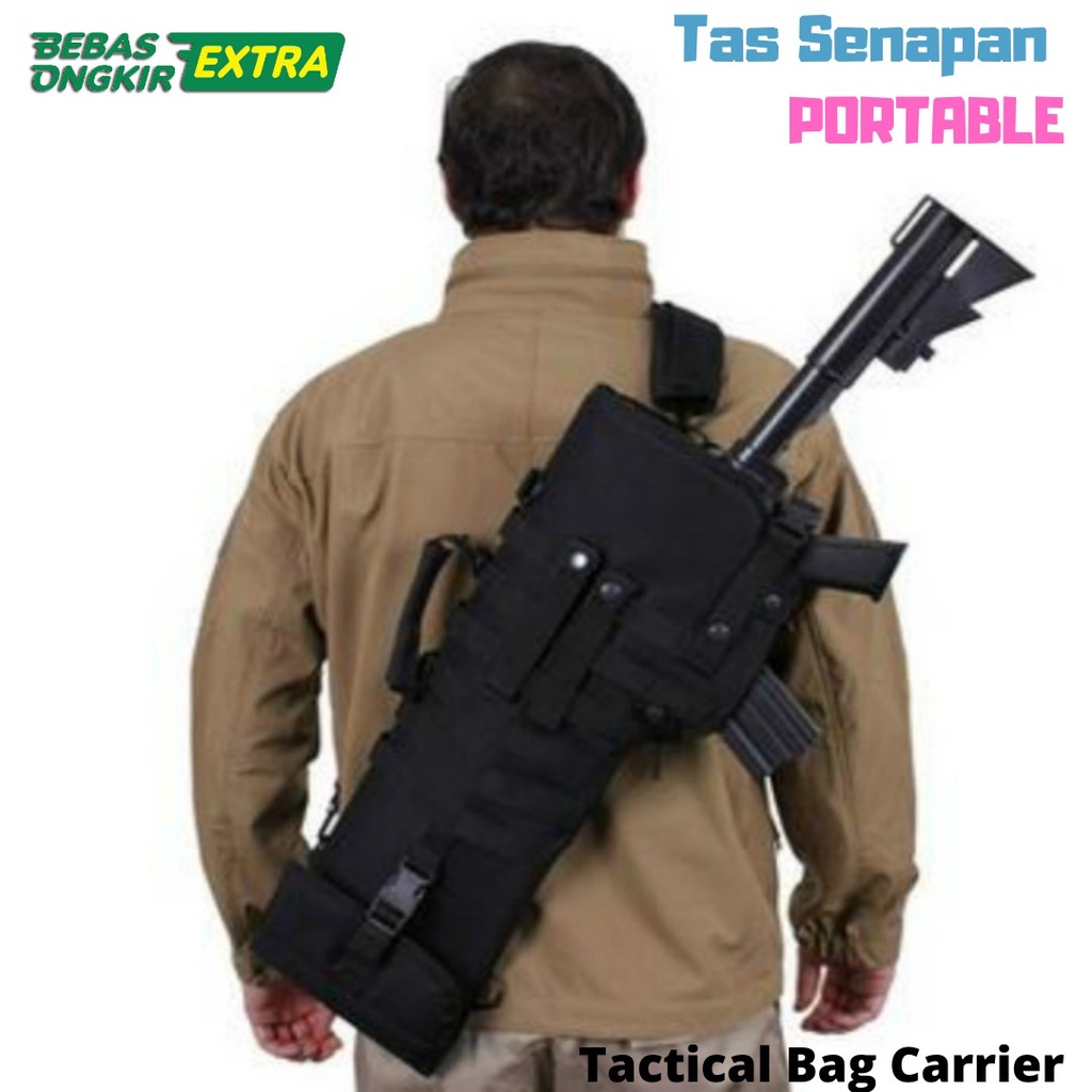 Tas Selempang Senapan Angin Berburu Hunting Gun Bag Carrier Holster Senapan PCP Mini