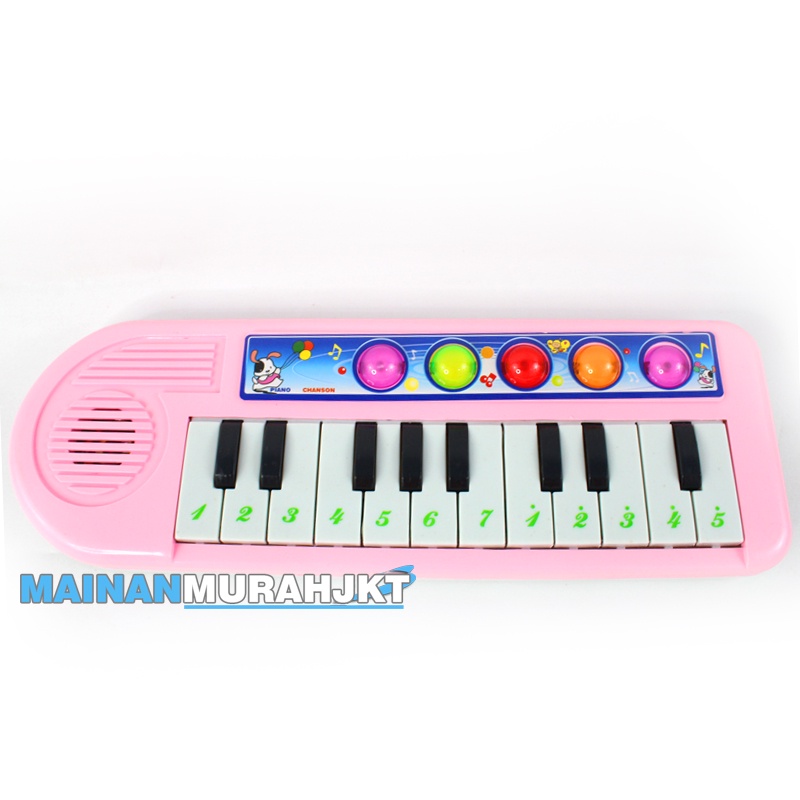 MAINANKEI ANAK MURAH PIANO DOREMI CHANSON 3288-34A MAINAN PIANO EDUKASI