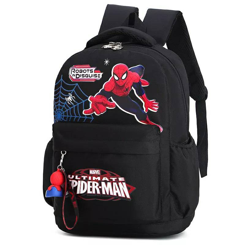 Backpack Anak- Schoolgirl Korean Version Spiderman Marvel High School Student Campus Backpack Ransel