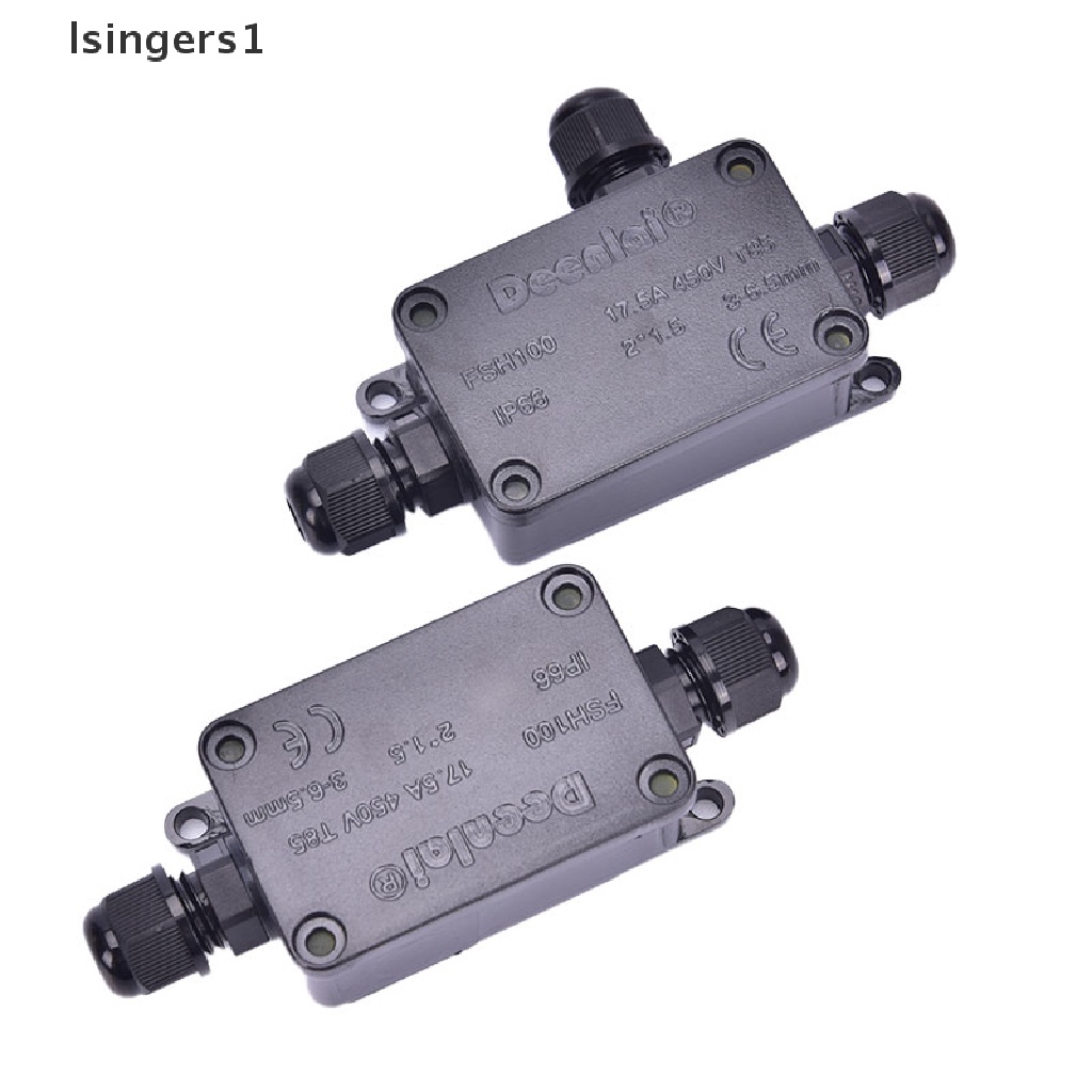 (lsingers1) Kotak Junction Box Elektrik Anti Air / UV Bahan Plastik Untuk Outdoor