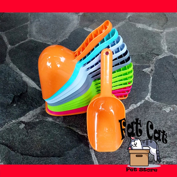 Food Scoop sekop Sendok makanan Anjing kucing sekop serbaguna