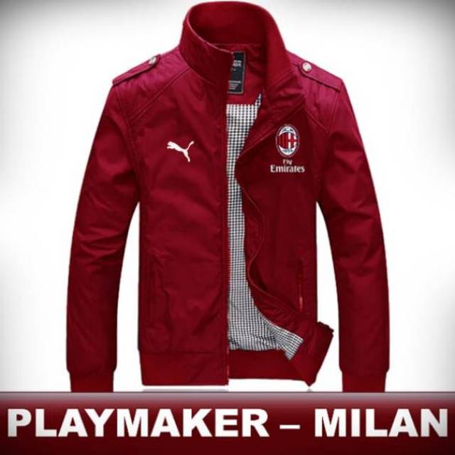 Jaket parasut playmaker AC Milan