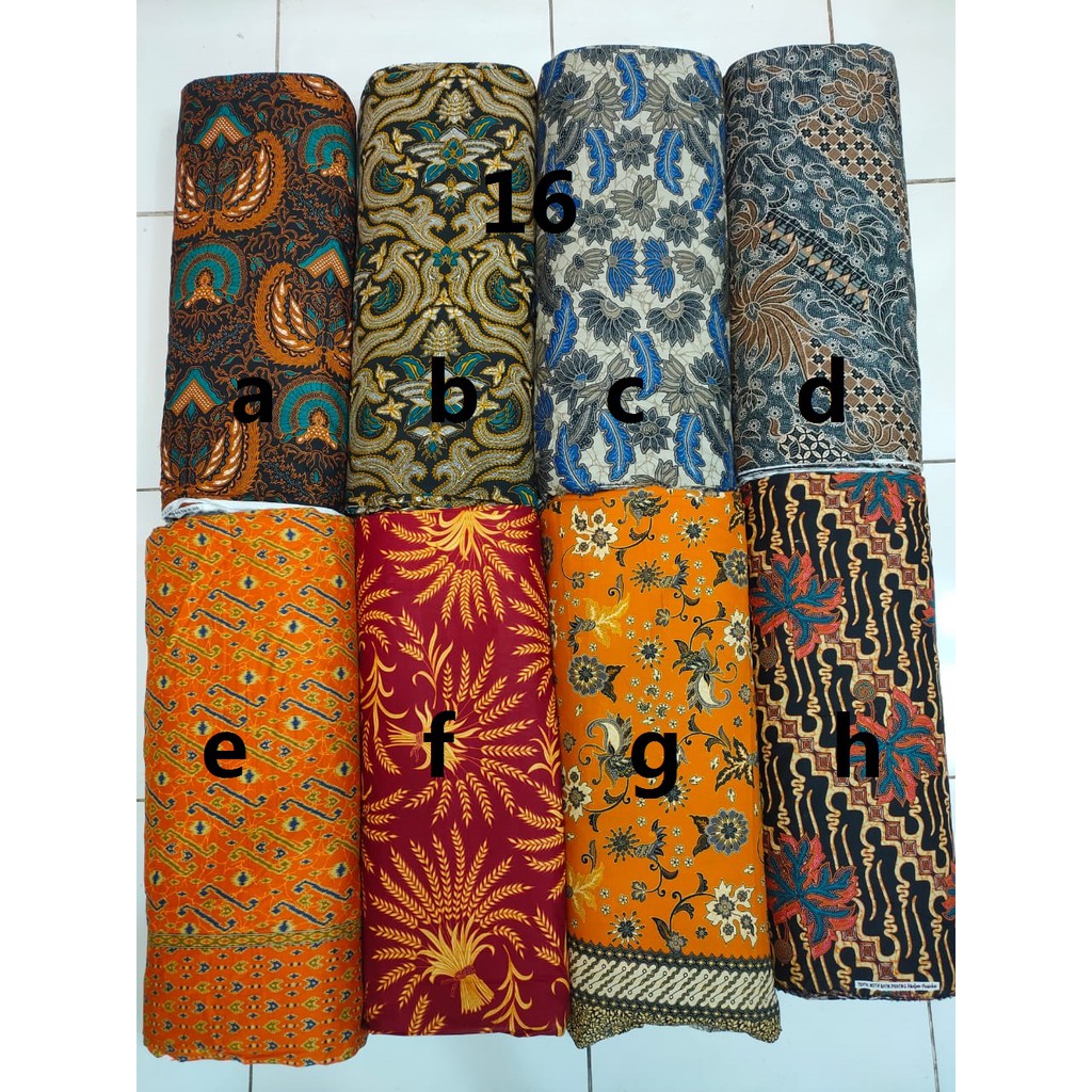 BAHAN KATUN BATIK ADEM METERAN