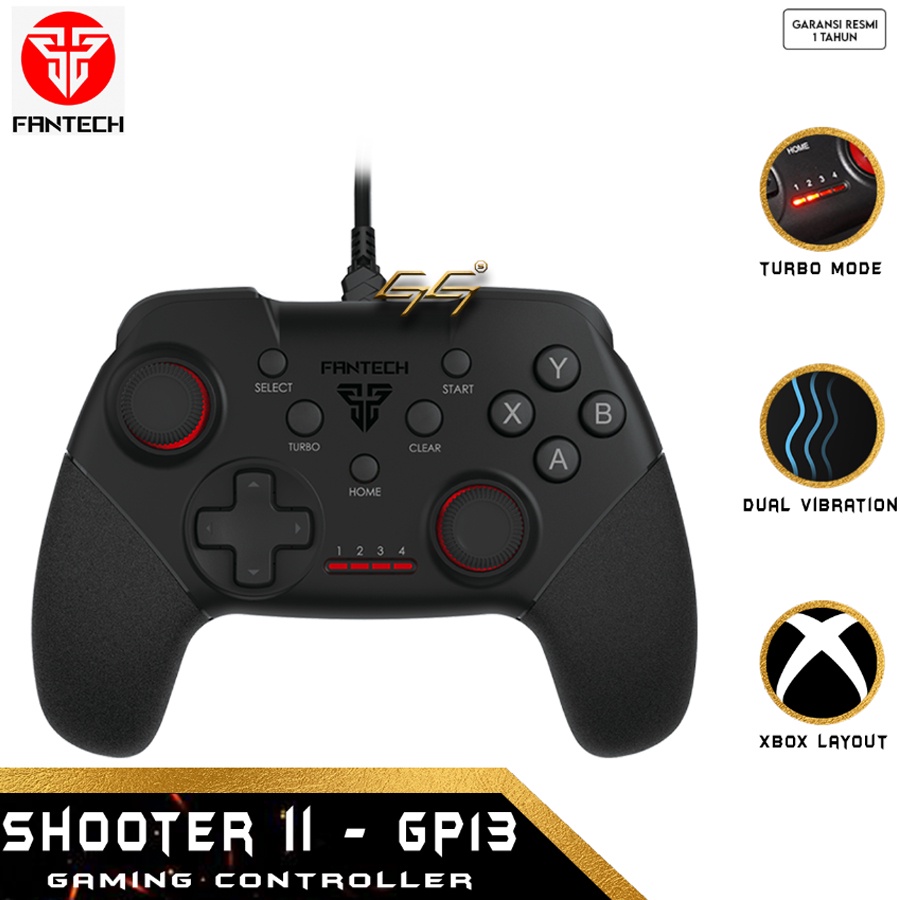 Gamepad Fantech Shooter II GP13 GP-13 Gaming Controller Joystick USB Windows/Android/PS