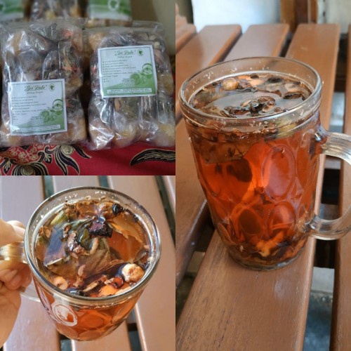 

Wedang Uwuh, Wedang Rempah Paket Komplit dengan Gula Batu Khas Solo.