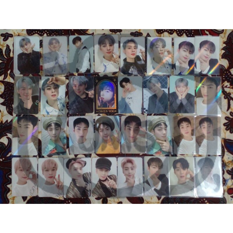 Photocard Cha Eun Woo Astro Album All Yours You Me Us Switch ON OFF Benefit Lucky Draw PC Eunwoo #JM