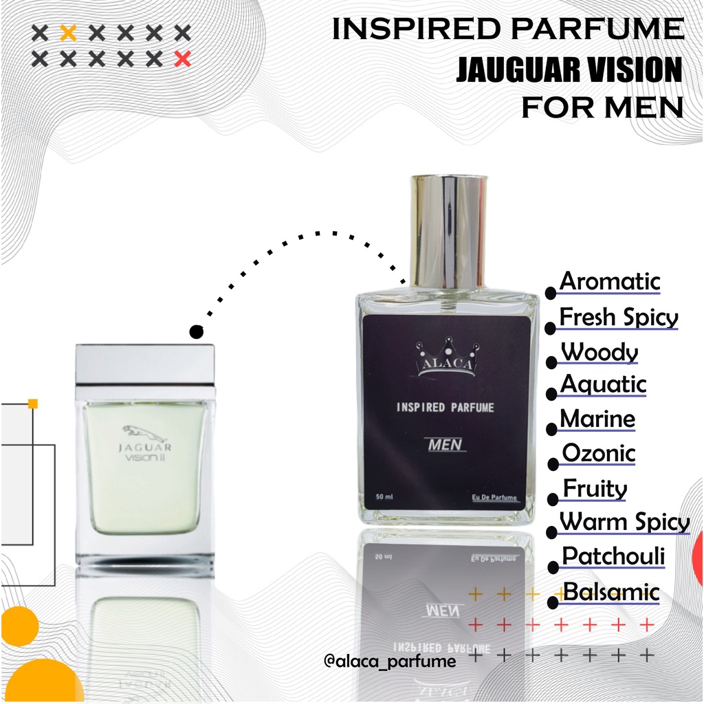 Farfum Parfum Parfume Minyak Wangi Jaguar Vision Pria Cowok Laki Laki - Alaca Inspired Parfume