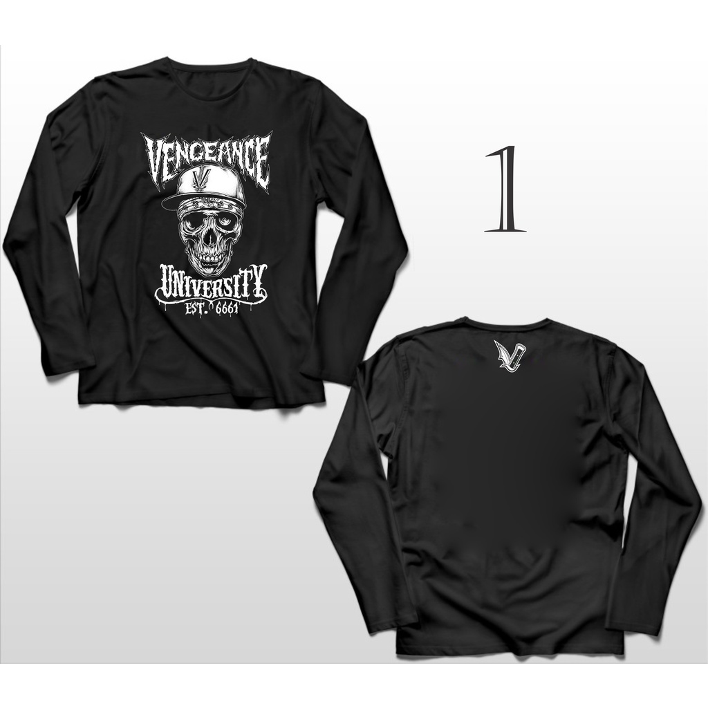 KAOS LENGAN PANJANG AVENGED SEVENFOLD VENGEANCE UNIVERSITY BIG SIZE JUMBO