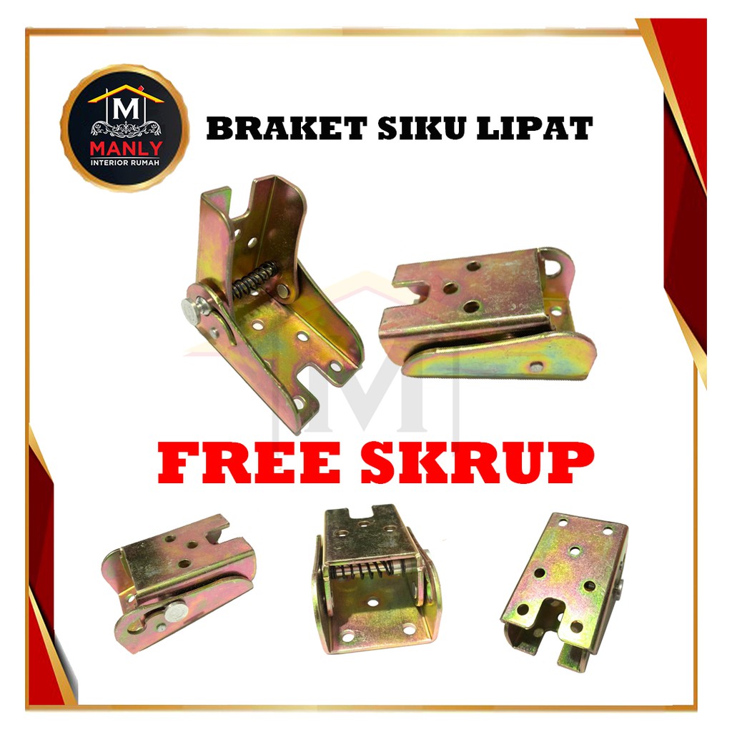 Engsel Siku Kaki Meja Lipat / Bracket Siku Kaki Meja Lipat.