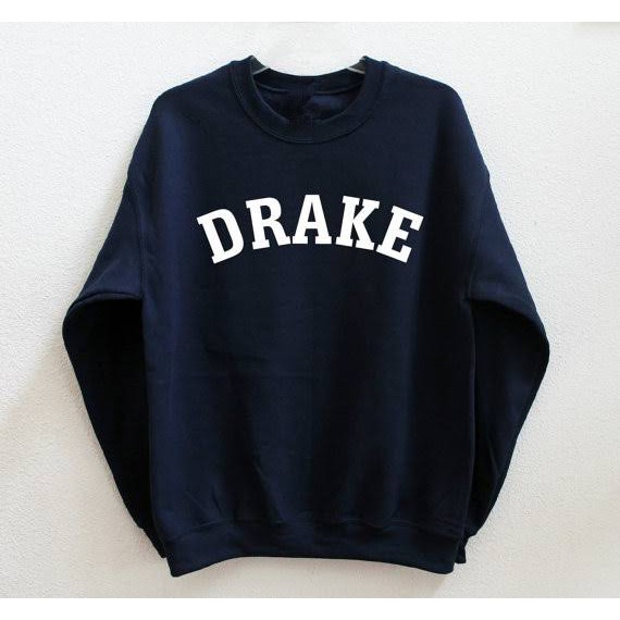 DRAKE SWEATER SWEATER UNISEX - CRENECK HALUS TEBAL TERLARIS