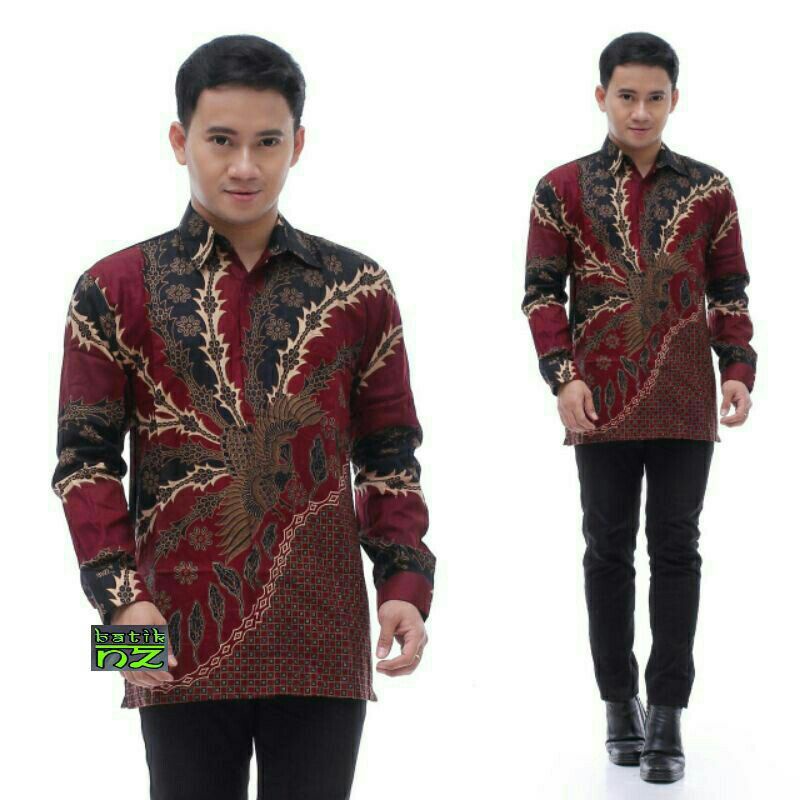 KEMEJA BATIK PRIA LENGAN PANJANG BIG SIZE JUMBO M.L.XL.XXL.3XL.4XL.5XL.6XL.7XL.8XL.10XL