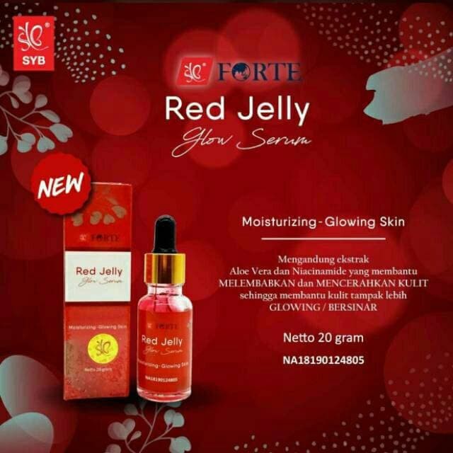 RED JELLY GLOW SERUM BY SYB FORTE / RED JELLY SERUM MERAH BPOM