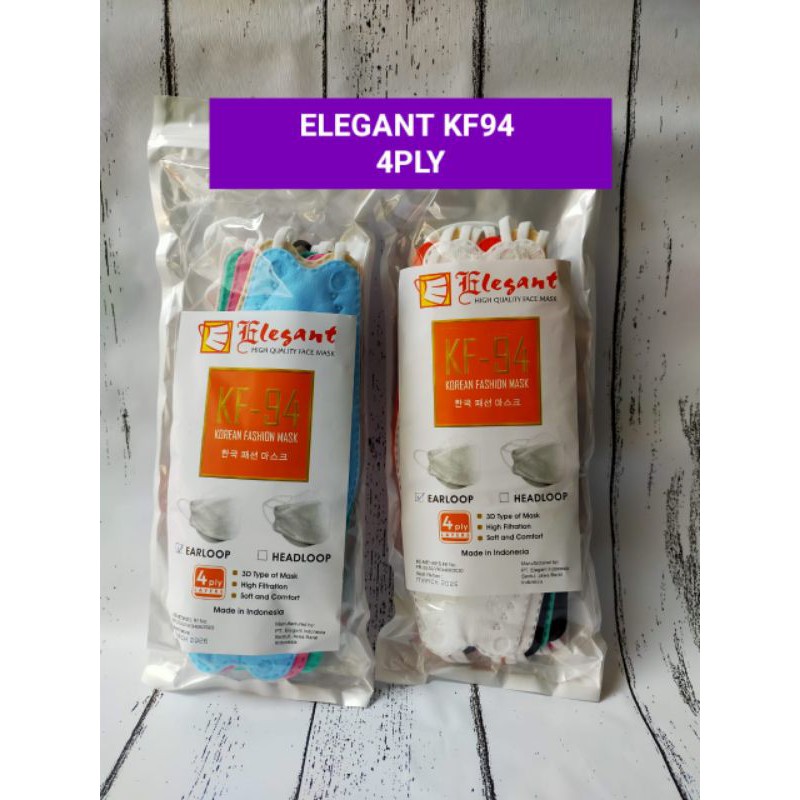 Masker elegant KF94 KF 94 Masker duckbill evo masker warna isi 10