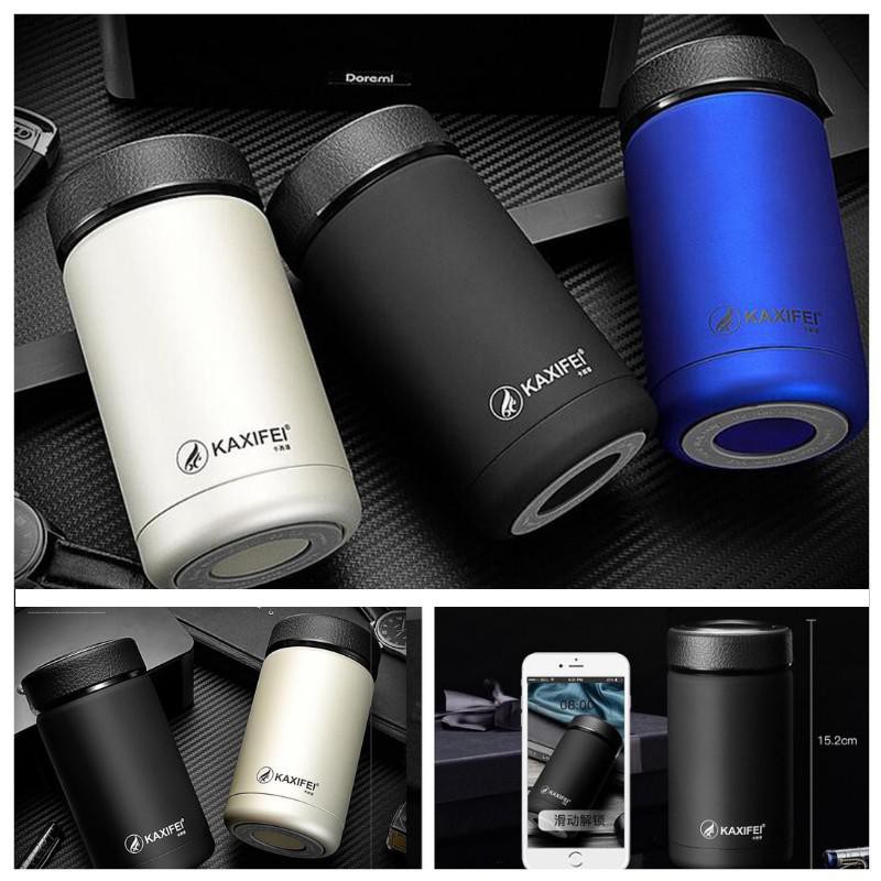 BOTOL MINUM TUMBLER KOPI TERMOS KOPI MINI PORTABLE COFFEE CUPS VACUUM STAINLESS STEEL