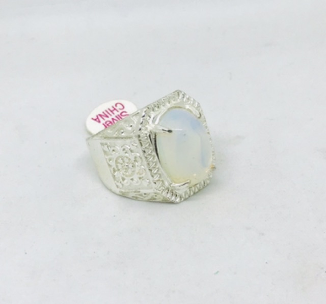 Cincin pria //cincin silver china //cincin batu akik //batu manik rimgin//brajad api natural