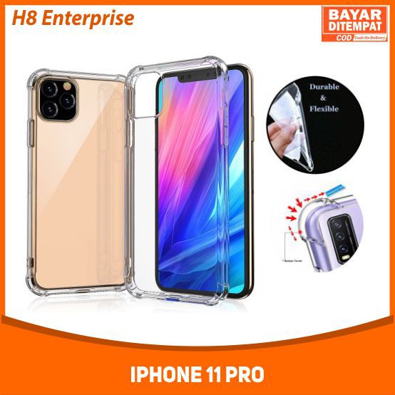 Case Apple Iphone 11 Pro Softcase Anti Crack Anti Shockproof