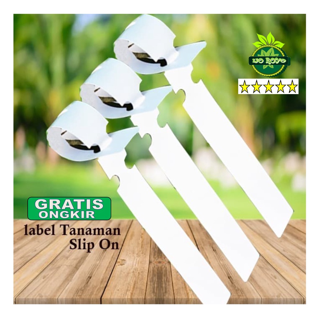 

Label Tanaman Slip On Putih
