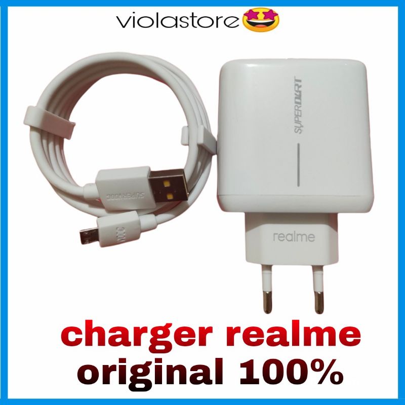 Charger realme original 100% fastcharging 65 Watt/20 Watt micro USB