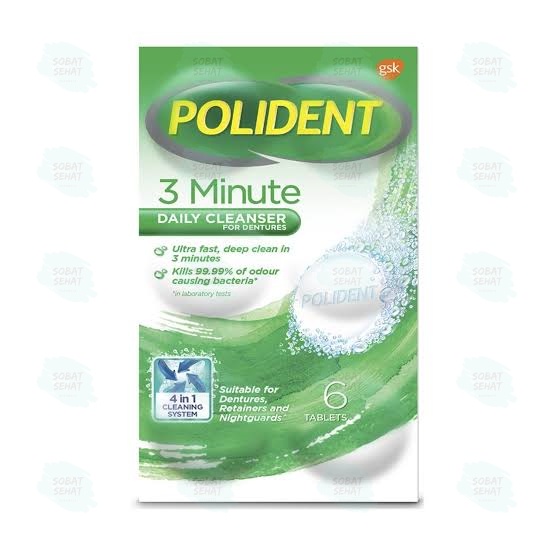 Polident Cleanser - Pembersih Gigi Palsu