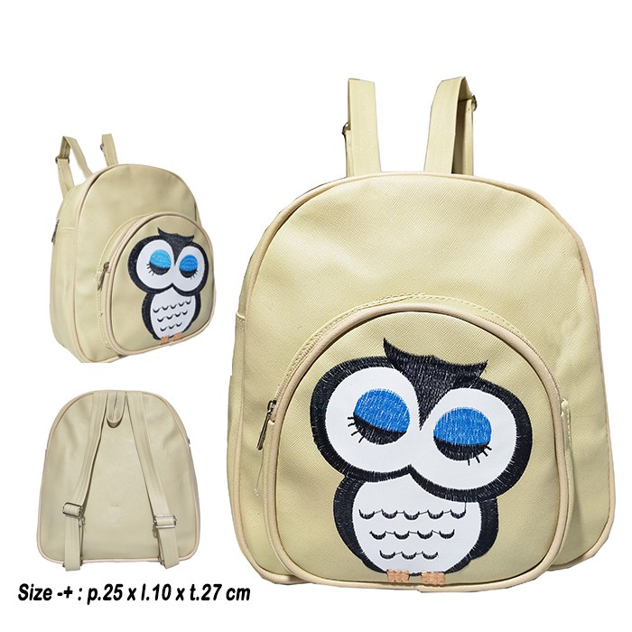 TAS RANSEL MINI DESAIN KARAKTER OWL // TAS RANSEL WANITA OBRAL !!!