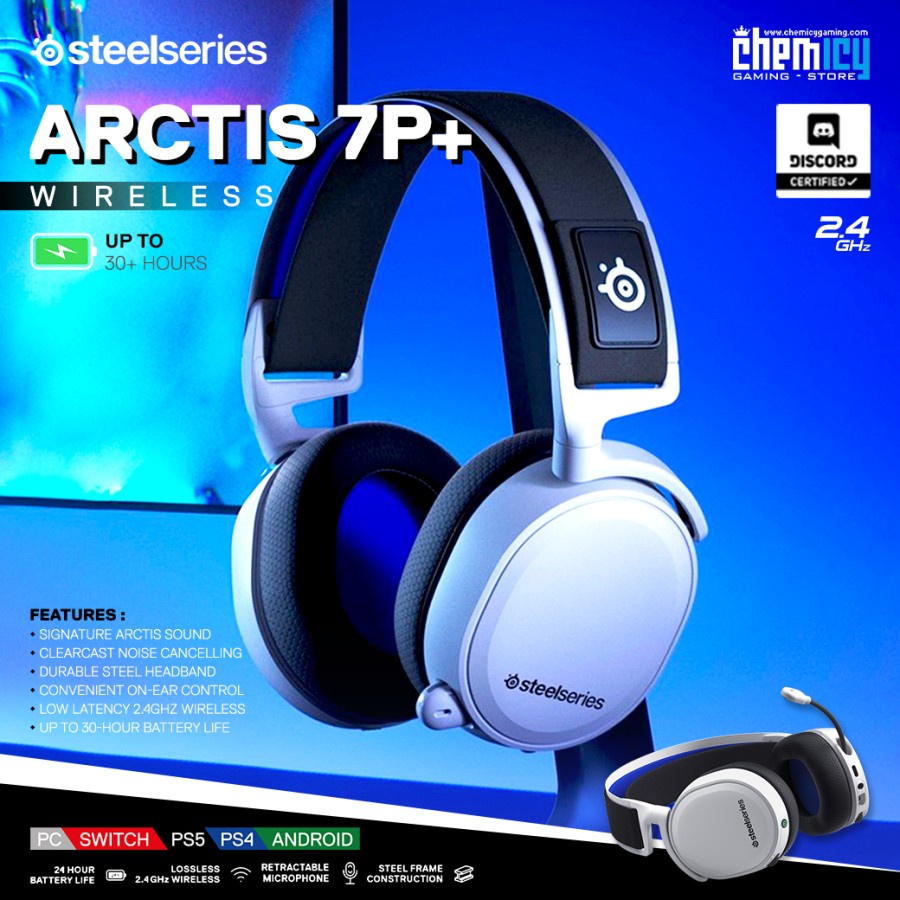 Steelseries Arctis 7P+ Wireless Gaming Headset