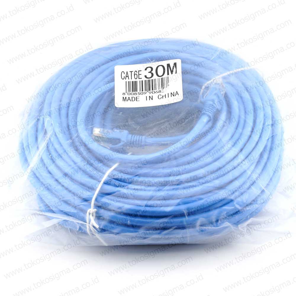 KABEL LAN 30 meter UTP PATCH CORD CAT-6 ETHERNET NETWORK