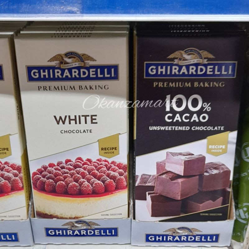 

Ghirardelli Premium Chocolate Baking All Variant 113gr