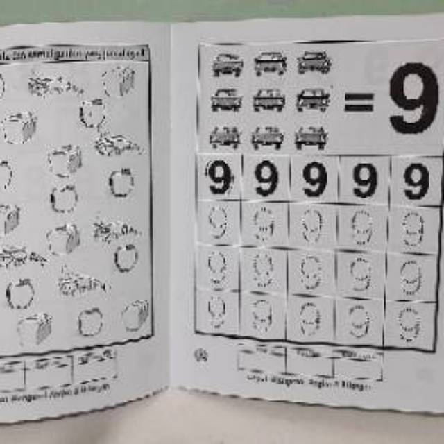 Buku Paud TK Metode Praktis Mudah Mengenal Angka 1 2