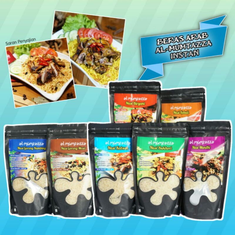 

Beras Basmati Instan Berbumbu Al Mumtazza - 350 gram