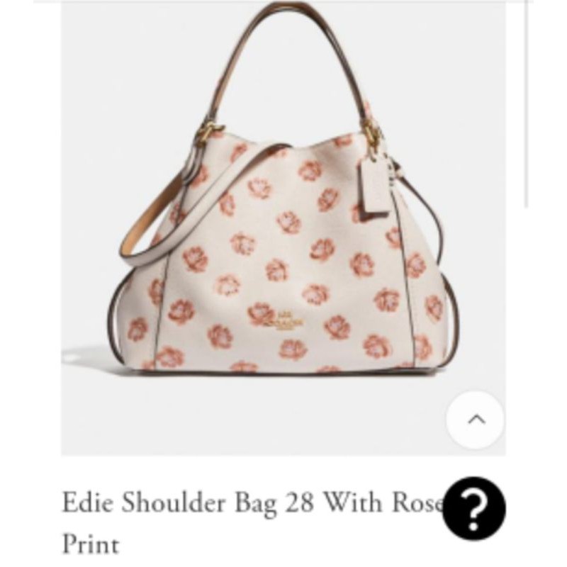 TAS TOTE WANITA COACH EDDIE 28 FLOWER