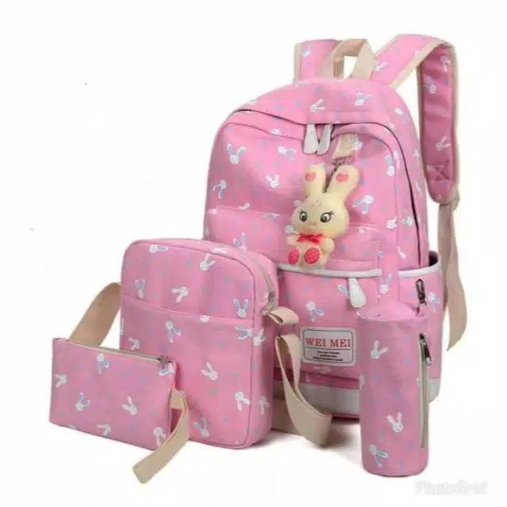 Tas Ransel Anak 4in1 Playboy _Tas Ransel Wanita _ Tas Murah _Bisa Bayar Di Tempat {COD}