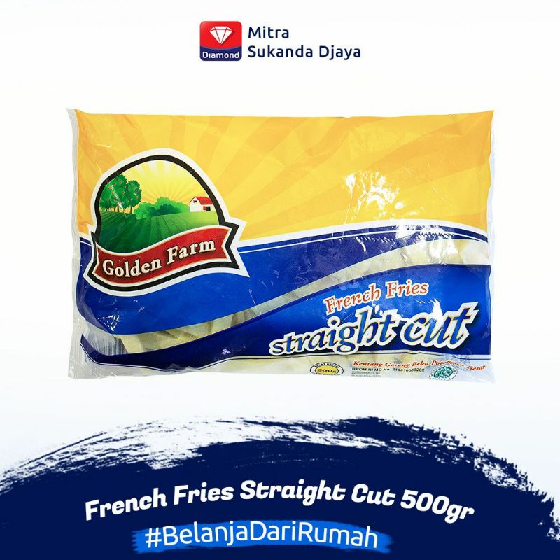 

GOLDEN FARM French Fries Straight Cut 500gr