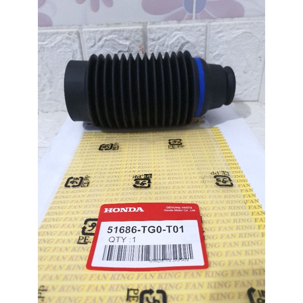 KARET TUTUP DEBU JAZZ RS- BOOT SHOCK DEPAN JAZZ RS ASLI