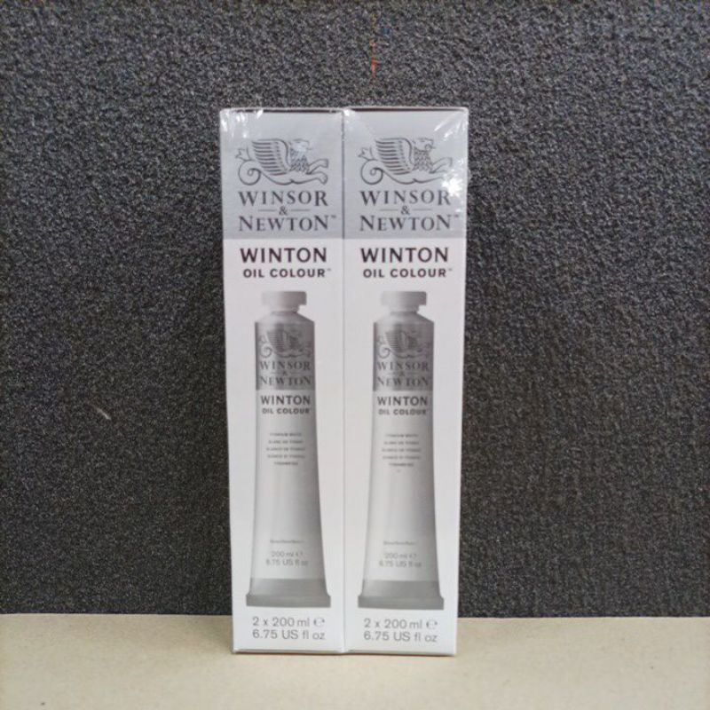 

OIL COLOUR WINSOR & NEWTON TITANIUM WHITE SET 2