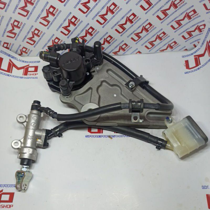 MASTER REM BELAKANG ASSY HONDA SUPRA X 125 SUPRA X125 KTM ORIGINAL KALIFER BELAKANG MASTER REM BELAKANG SUPRA X 125