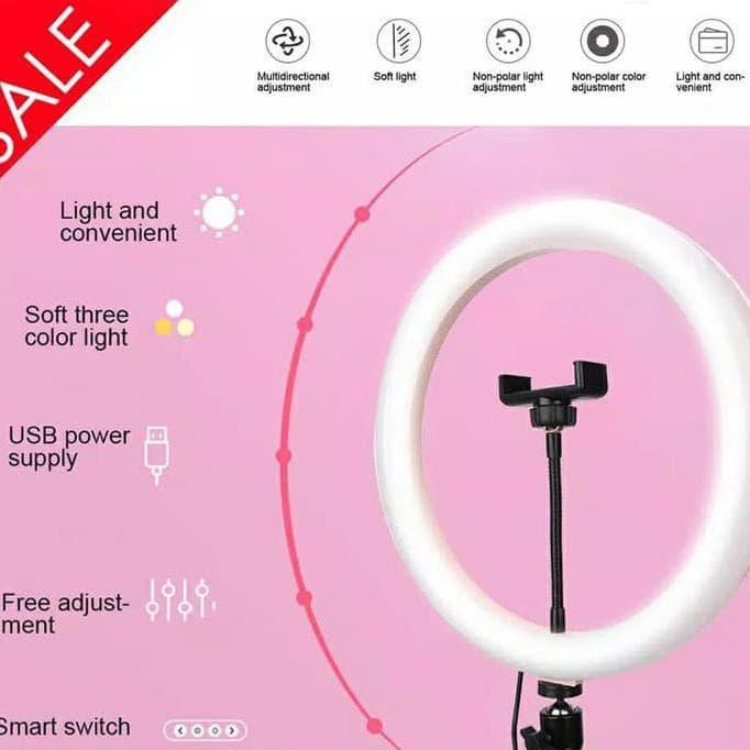 Tripod 2,1 Meter Plus Ring Fill Light 26 CM Termurahf