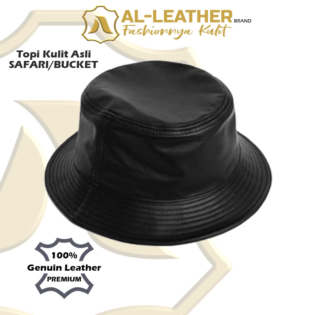 AL-Leather Topi Kulit Domba Asli Super Premium