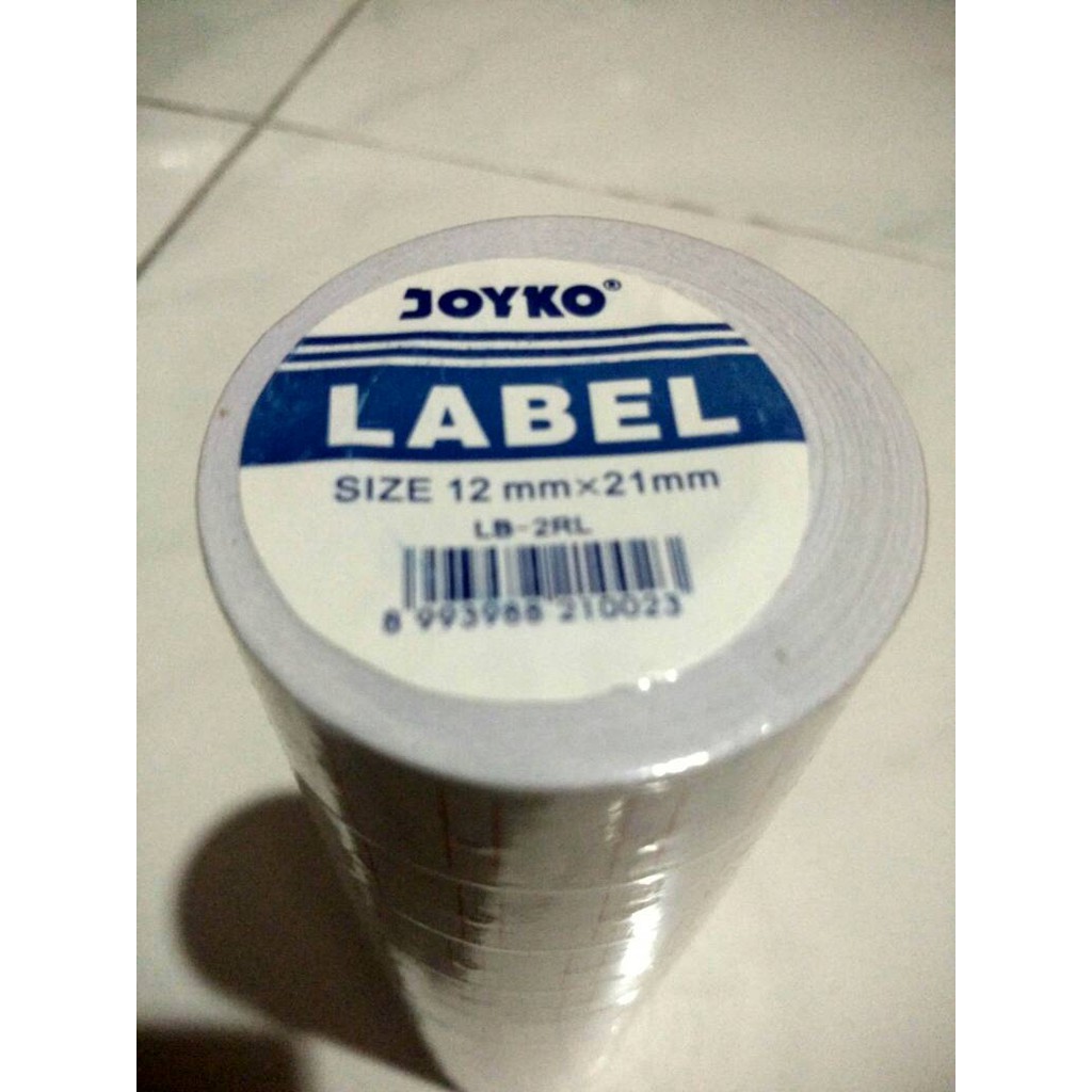 

Terlaris Label Harga Joyko 1 Baris LB-2RL Biru Murah Grosir