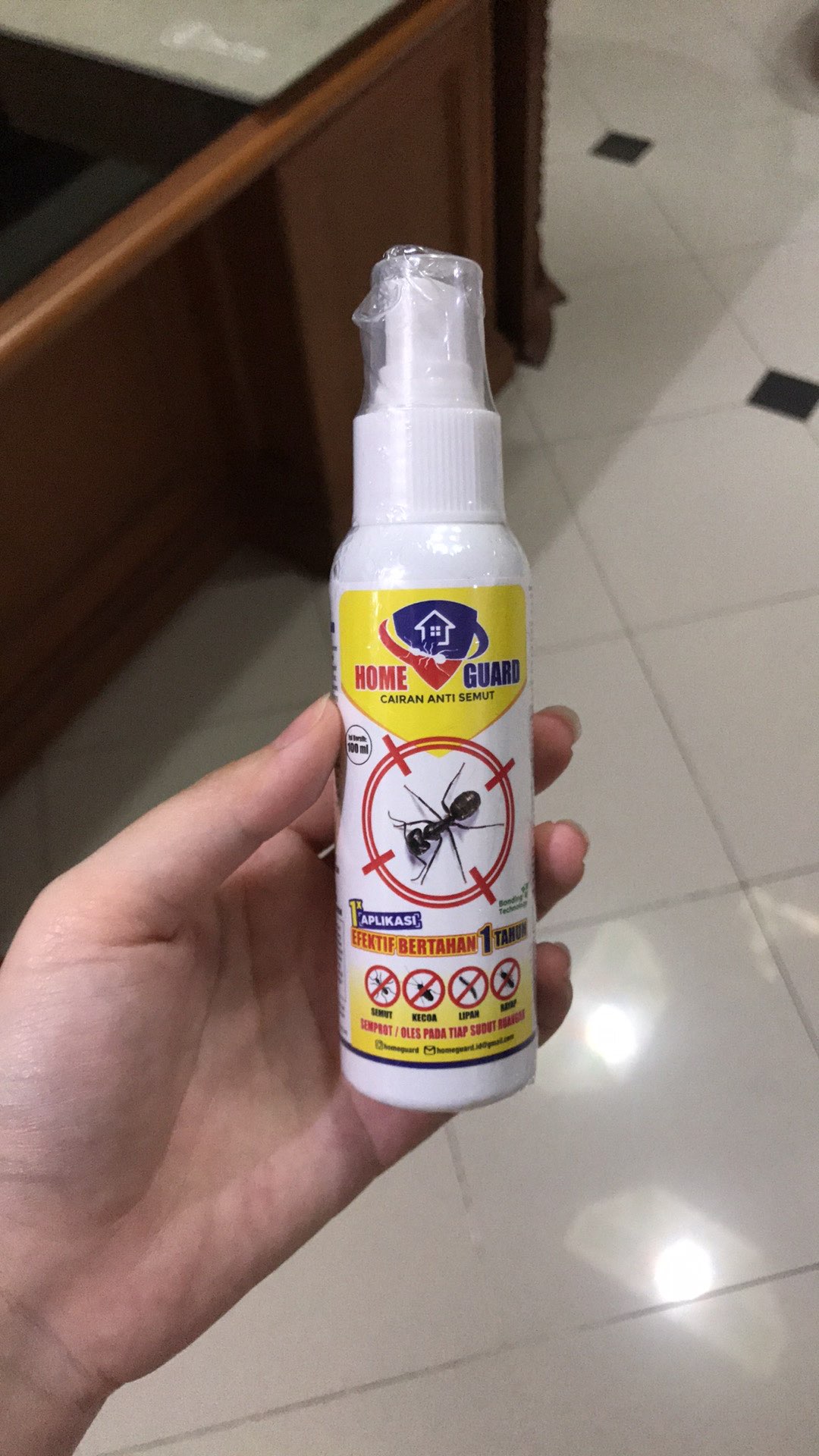 Home Guard 100 Ml Dan 250ml/cairan Anti Semut/anti Kecoak/