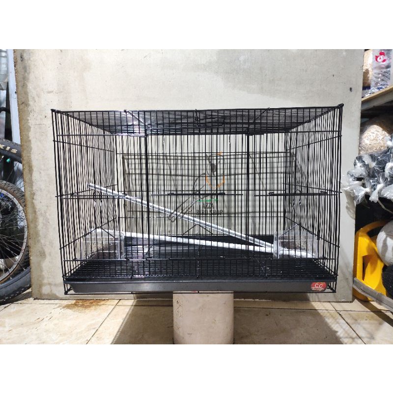 Kandang Kotak Besi Impor Kucing, Burung, Kelinci, Dll. Merk CC Panda 60x40 Bird Cage-1