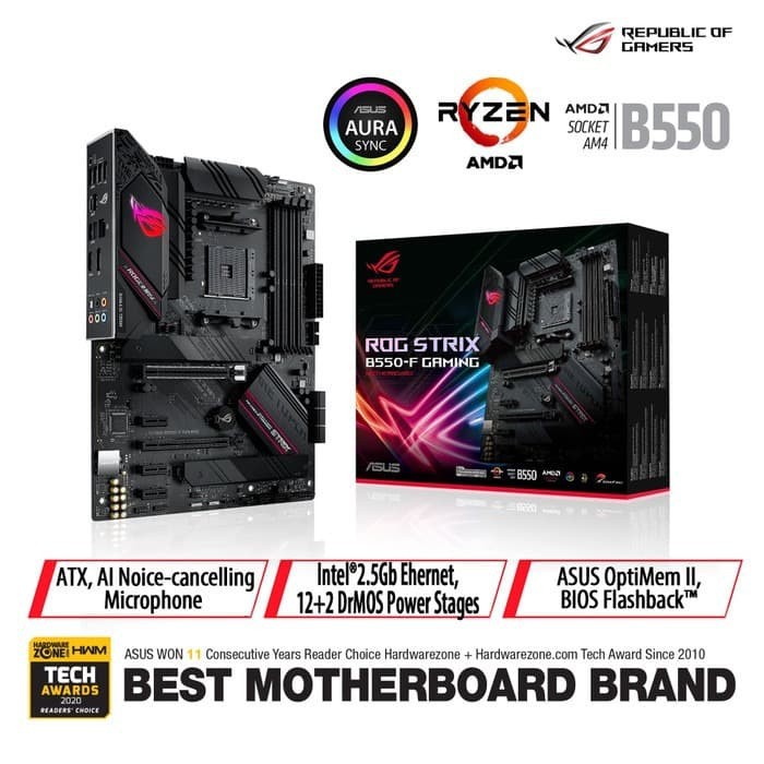 ASUS ROG STRIX B550-F GAMING (AMD AM4, B550, DDR4)