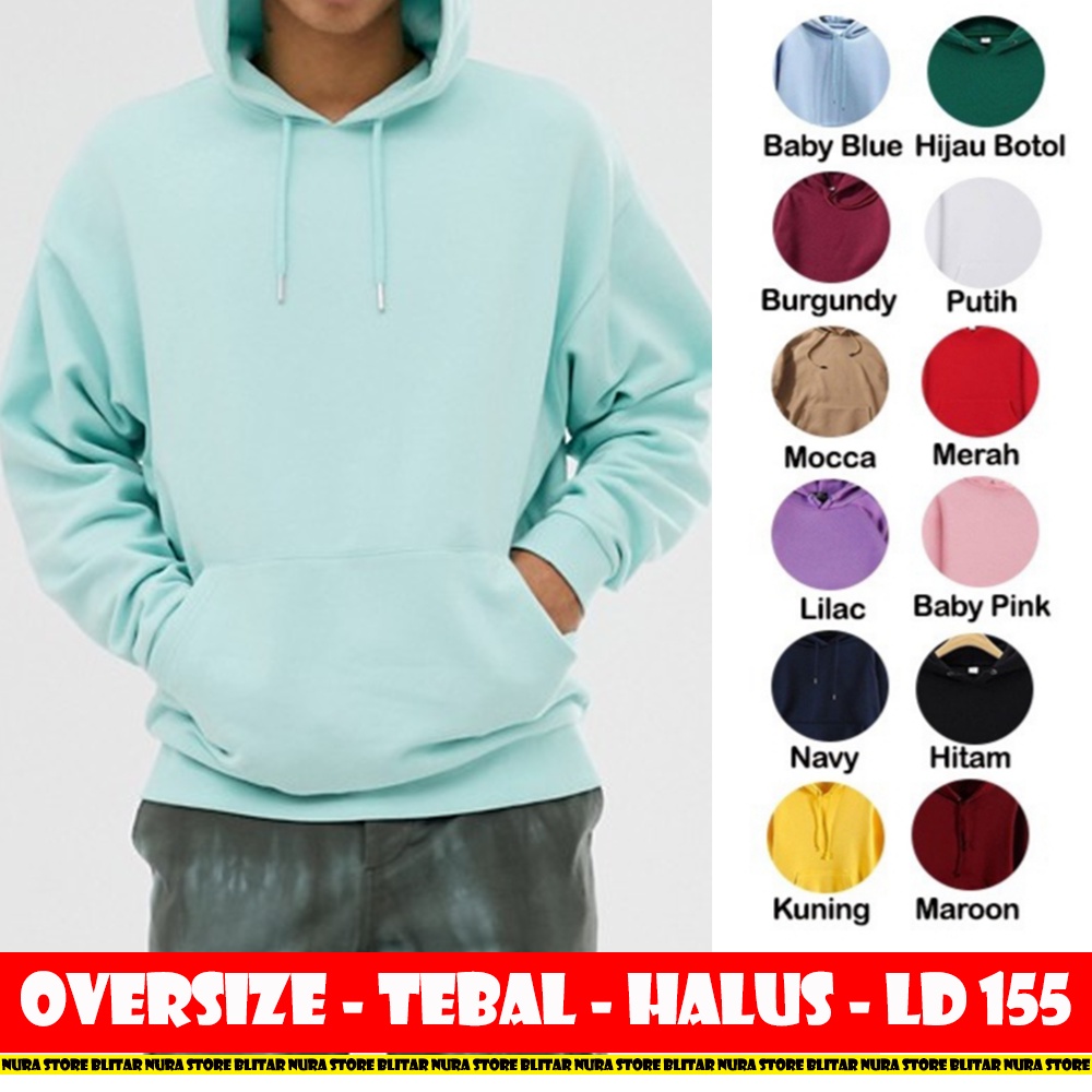 JAKET PRIA WANITA JUMBO SWEATER HUDIE HODY HODIE COWOK CEWEK MODEL UNISEX COUPLE PACAR GEMUK BESAR B