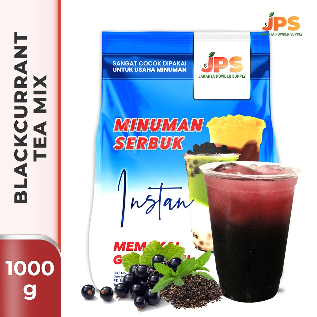 

Bubuk Minuman Blackcurrant Tea Mix 1 Kg jps