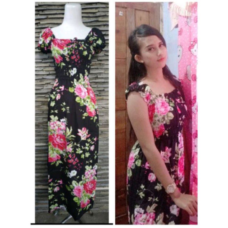 DASTER TERLARIS / DASTER BALI / DRESS BALI / DASTER KERUT MOTIF BALI / DASTER MOZZA / DASTER KERUT P