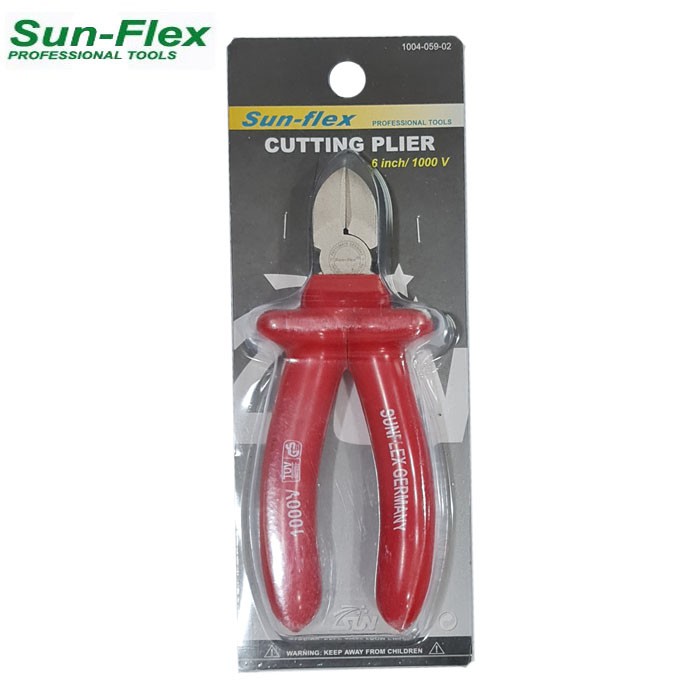 Sunflex Tang Potong 6 Inch Listrik 1000V Sunflex Cutting Plier