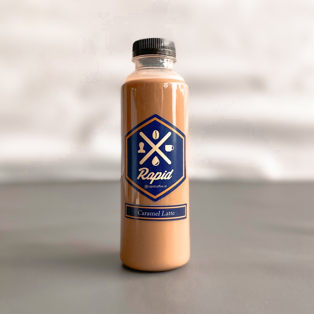 

250ML Caramel Latte // Kopi Susu // Rapid Coffee